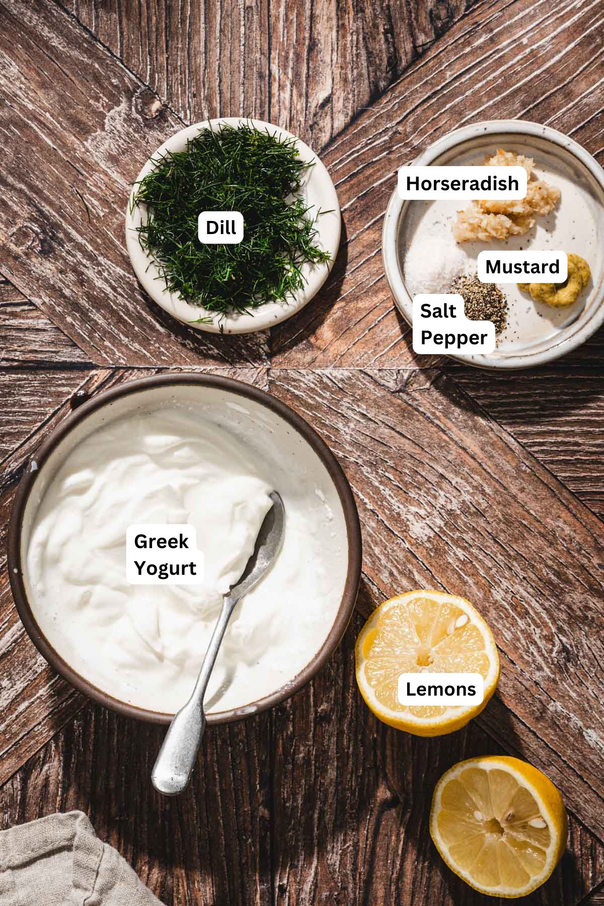 ing to make dill sauce with name tags