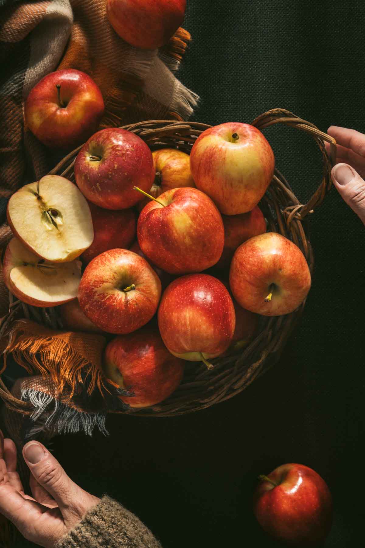 Apples in a basket