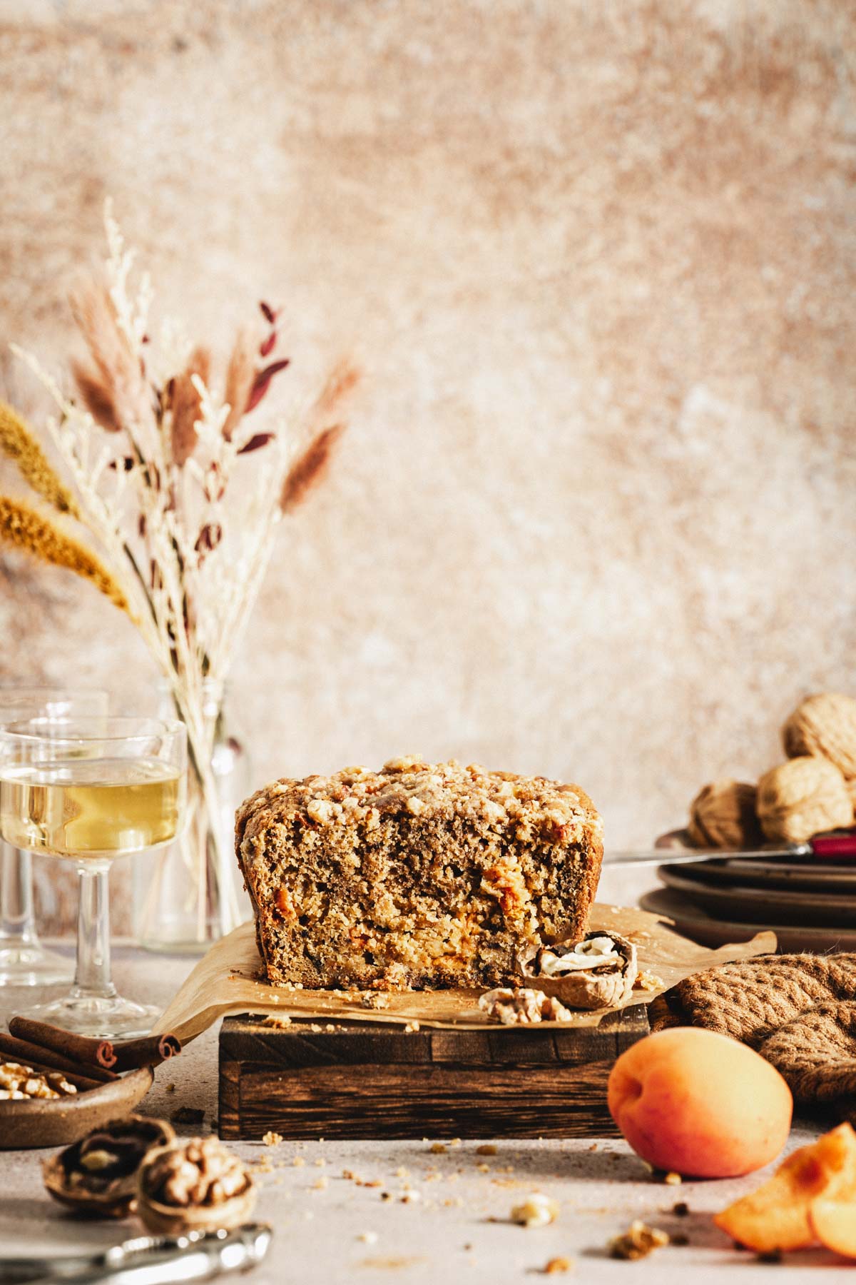 front view of the Apricot Bread