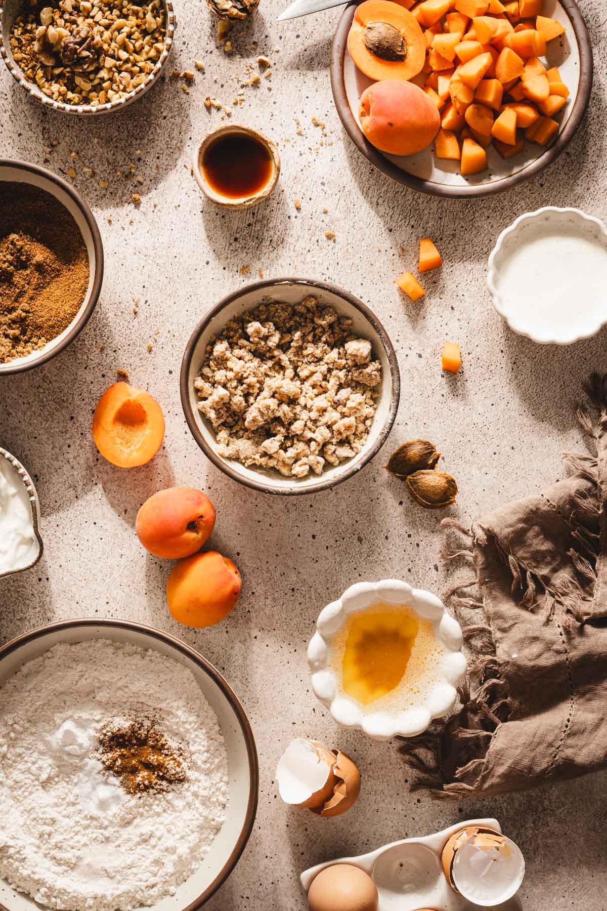 bowl with the crumble
