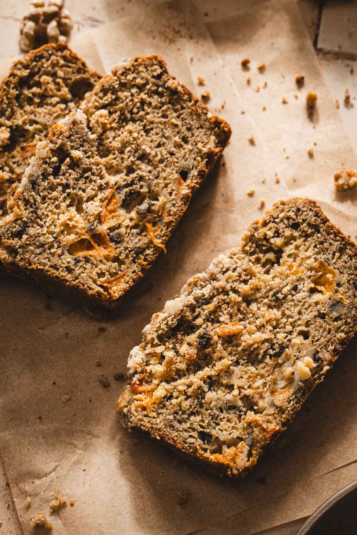 close up of the slices of the bread