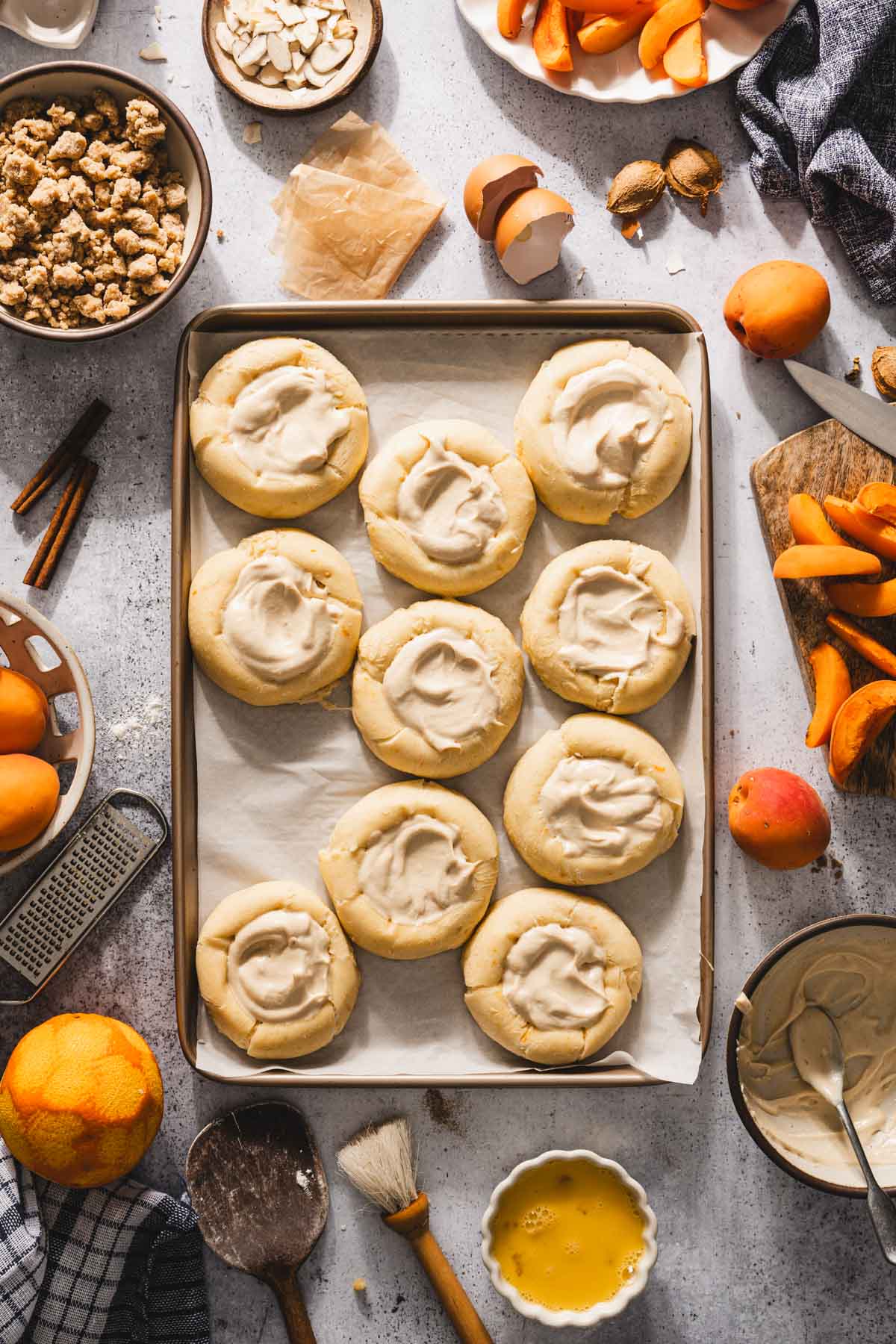 buns with the cheese filling