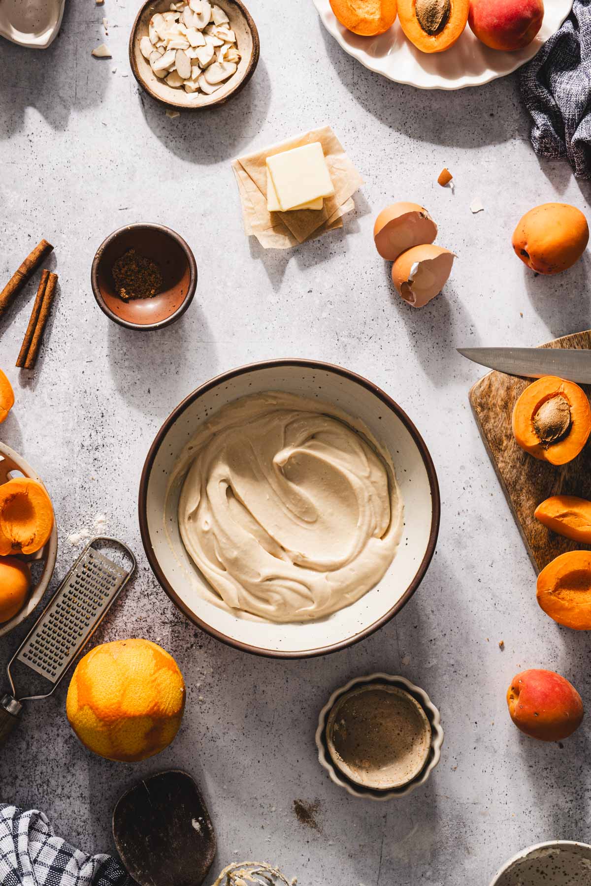 cheese filling mixed in a bowl