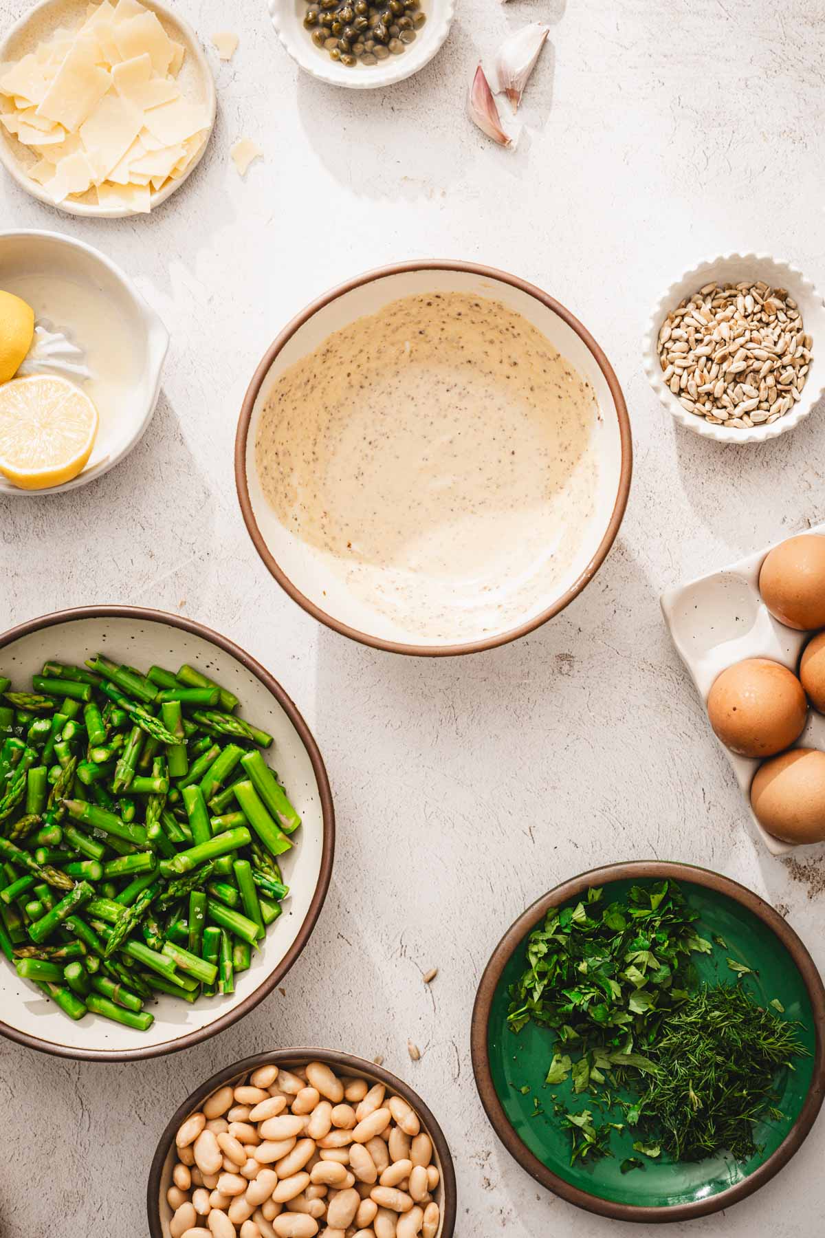 medium bowl with the dressing