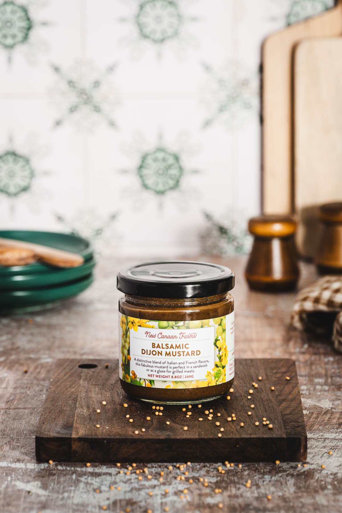 jar of Balsamic Dijon Mustard