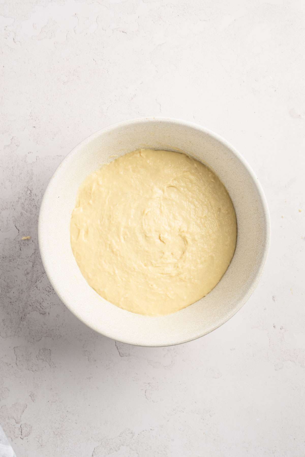 pierogi dough formed in a large bowl