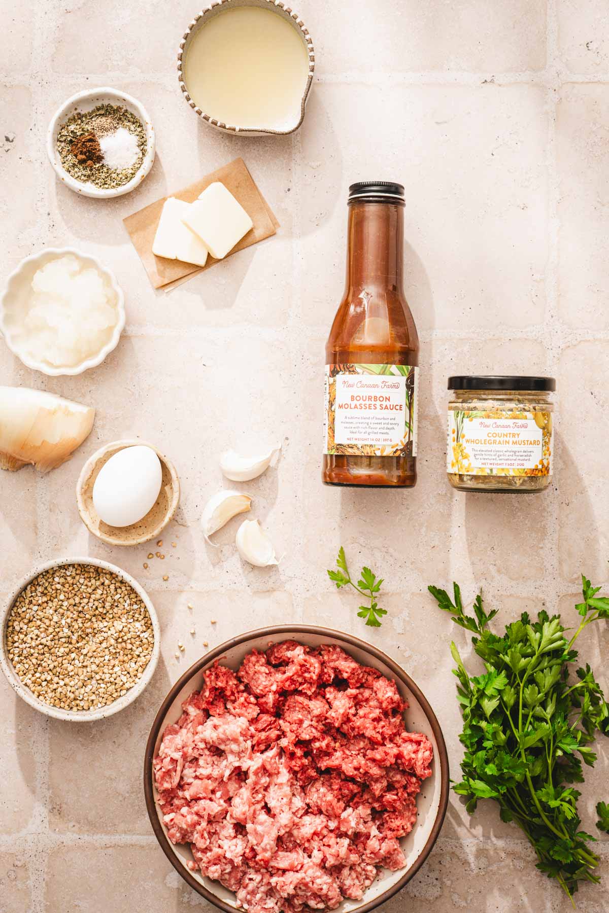 ing to make bourbon meatballs with brand jars