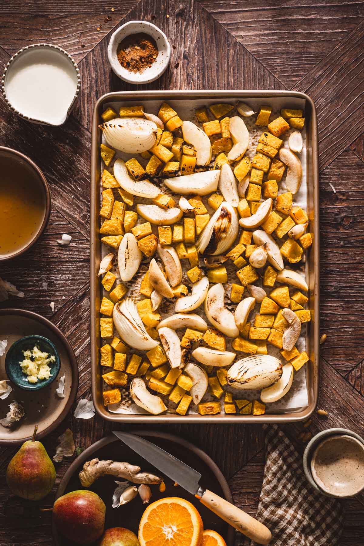 pears added and roasted