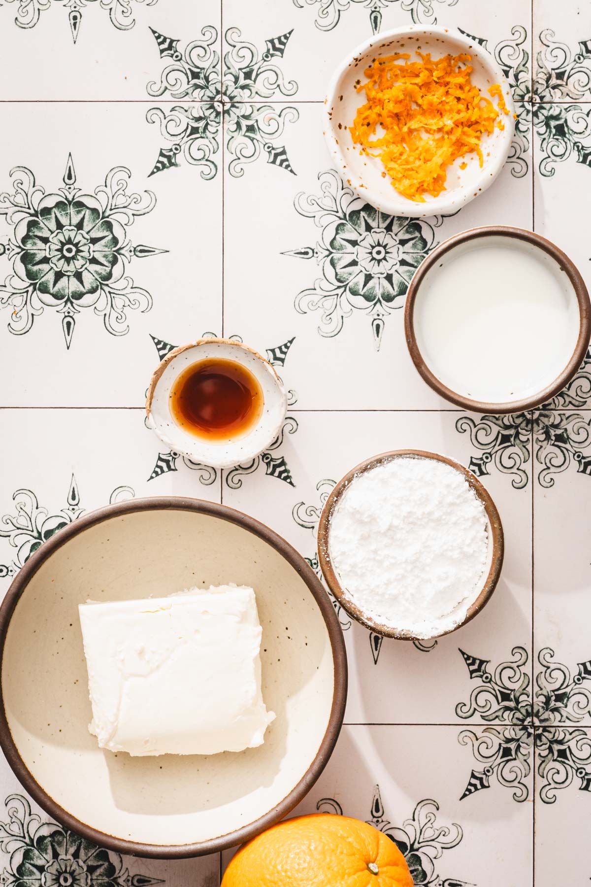 ing to make the cream chese topping