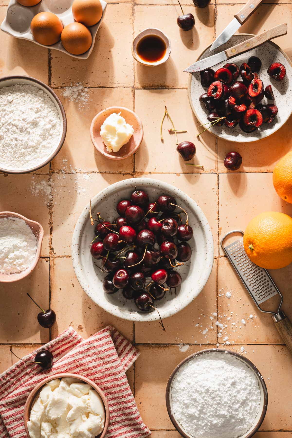 ing to make cherry sponge cake