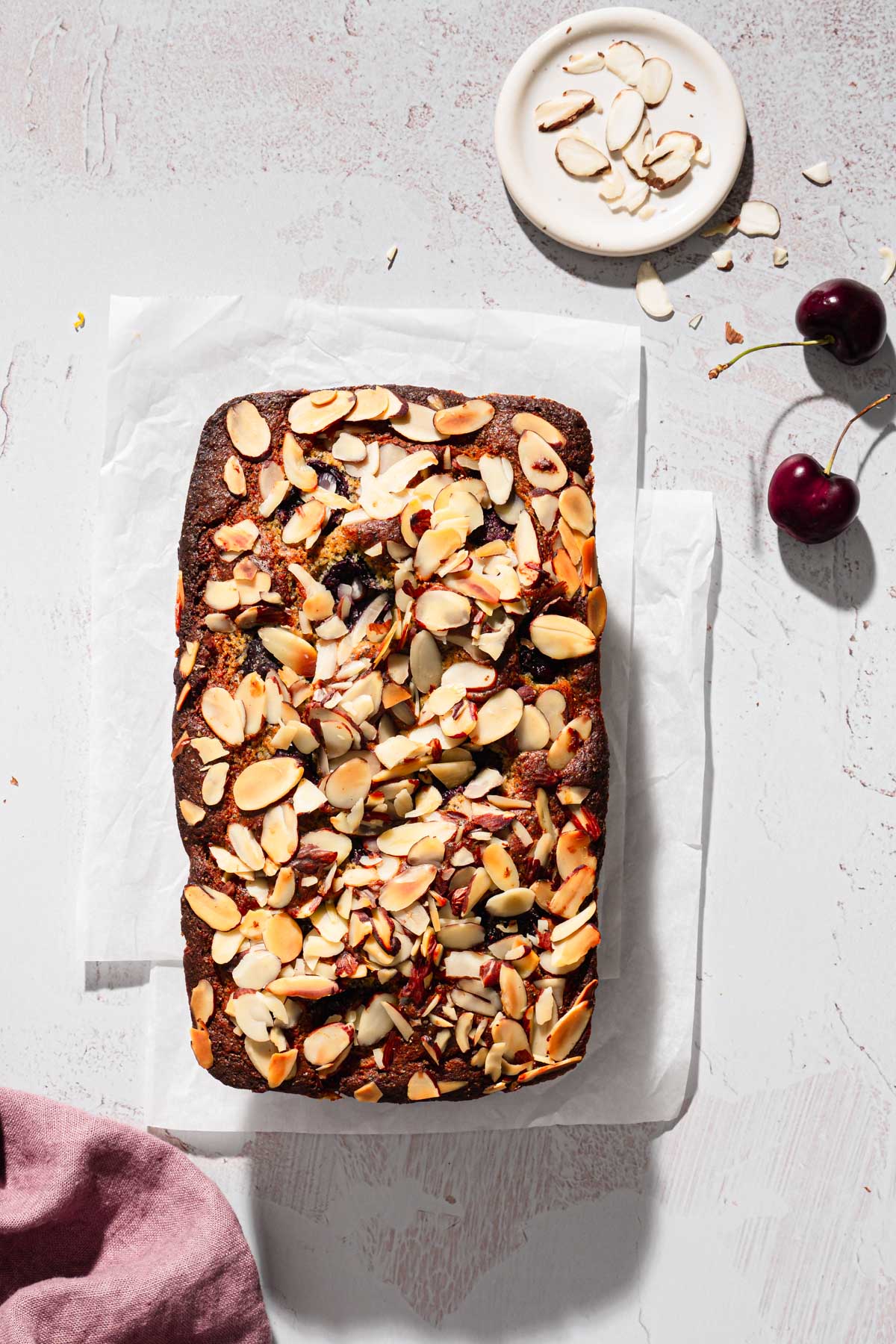 baked cherry bread