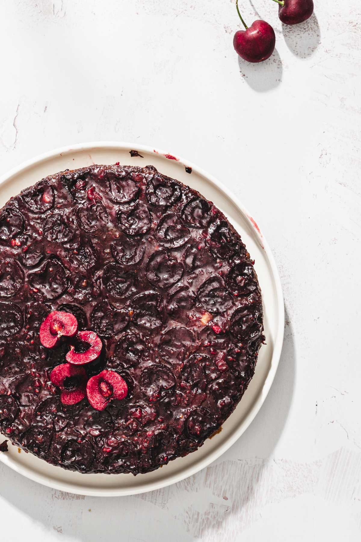 baked cherry upside down cake