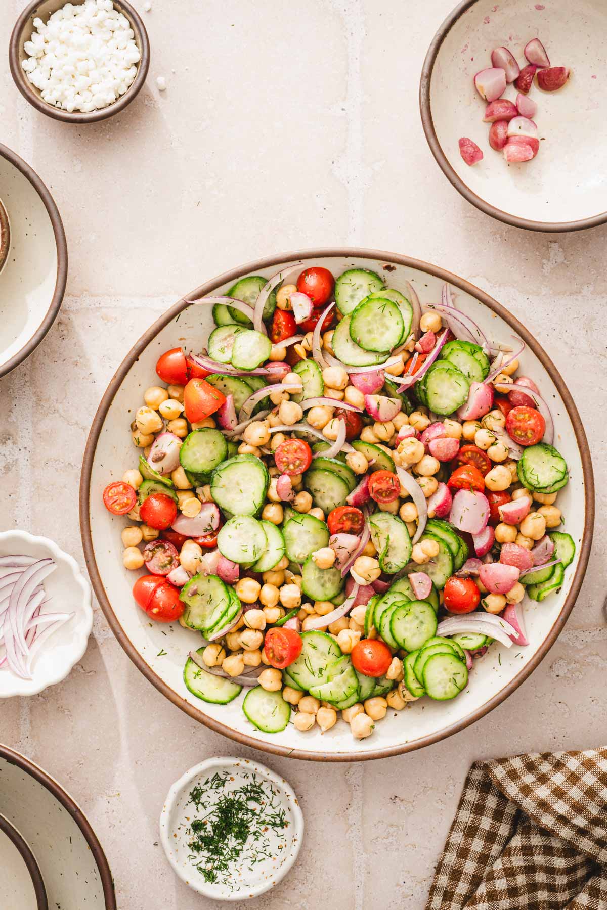 salad all topped already