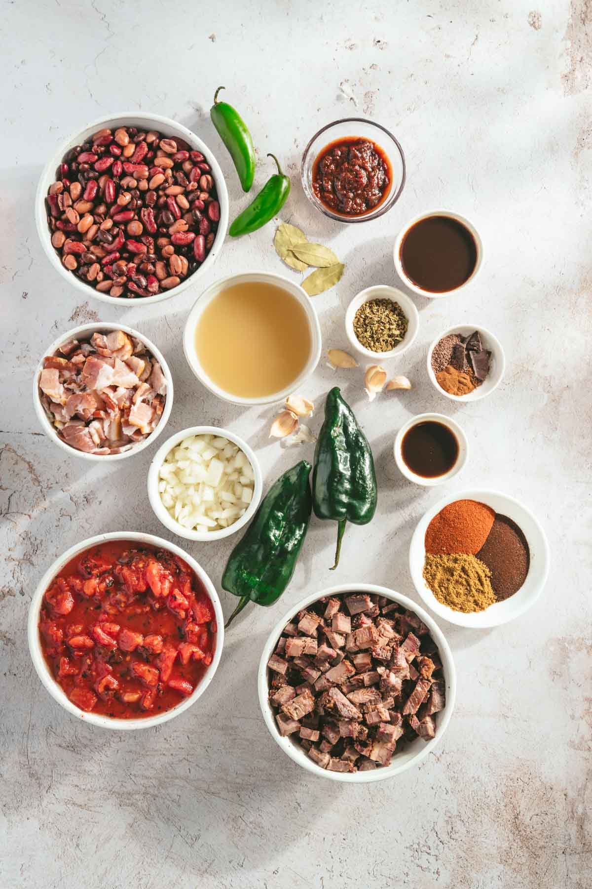 ingredients to make chili