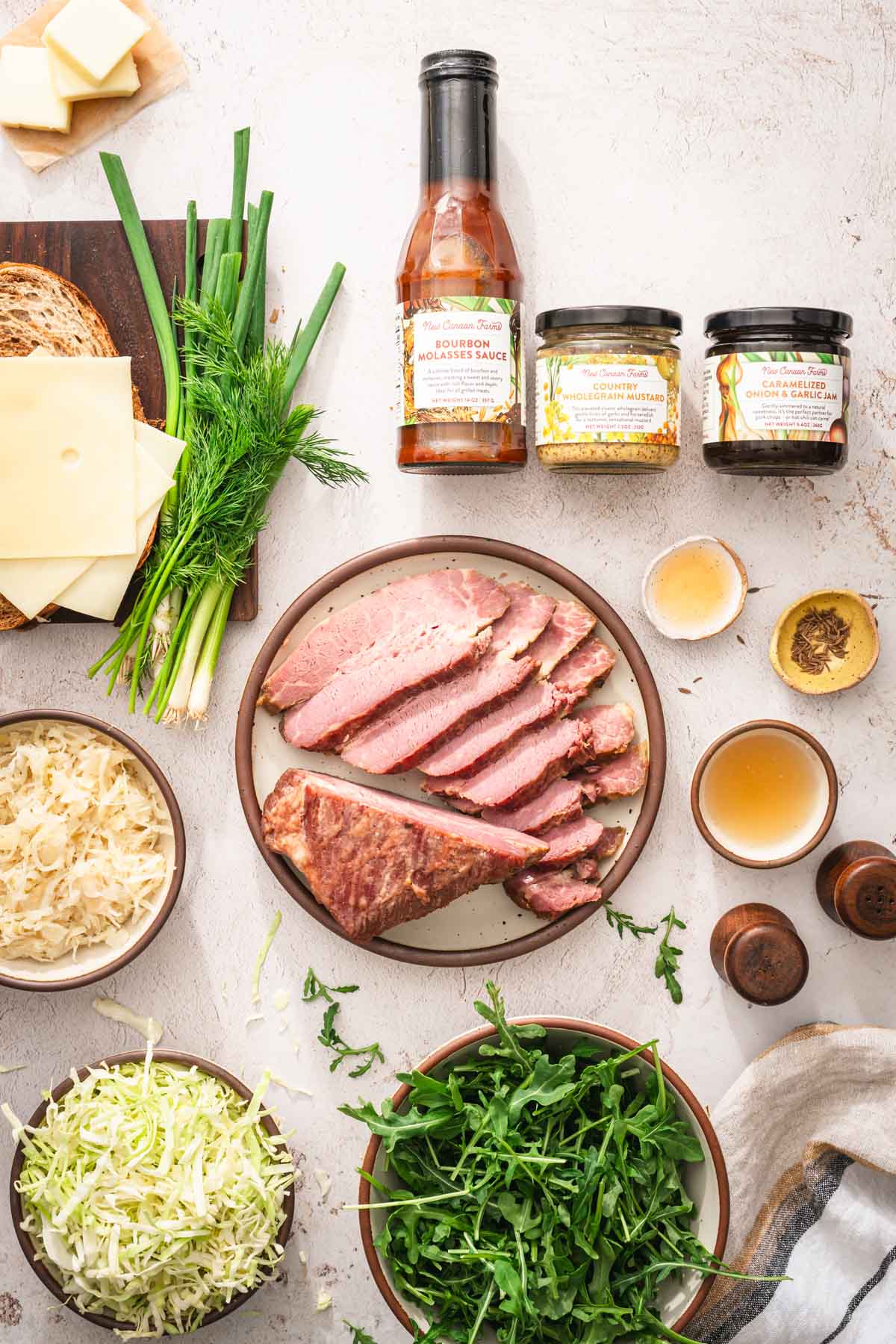 ing to make the corned beef salad with two jars and a bottle with NCF products
