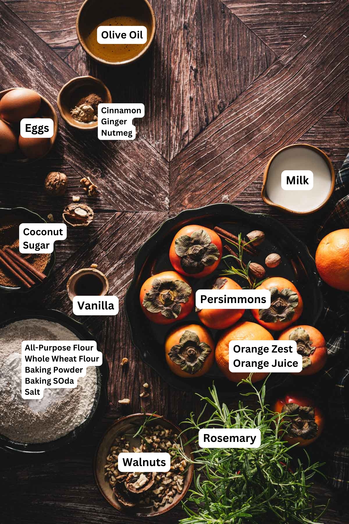 ing to amke olive cake with name tags