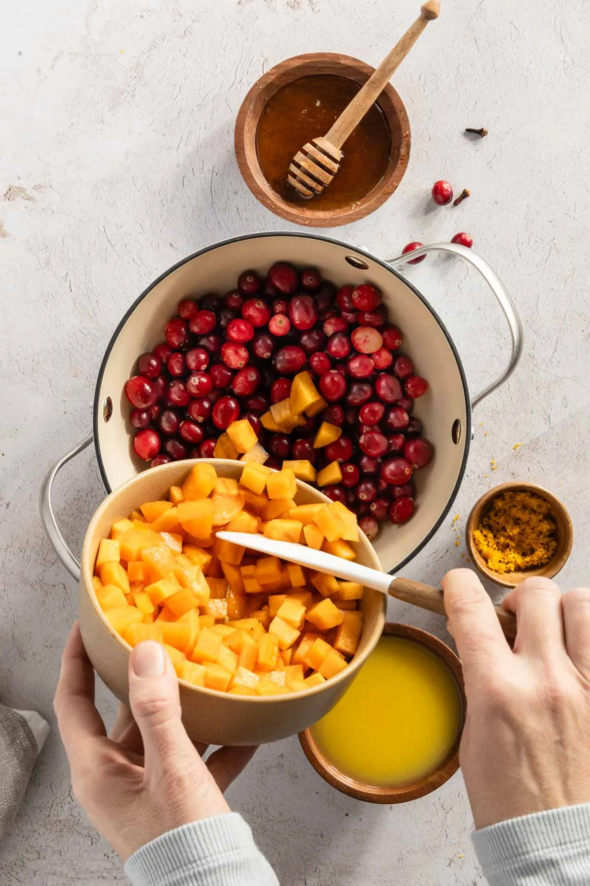 PERSIMMON CRANBERRY SAUCE INGREDIENTS, 