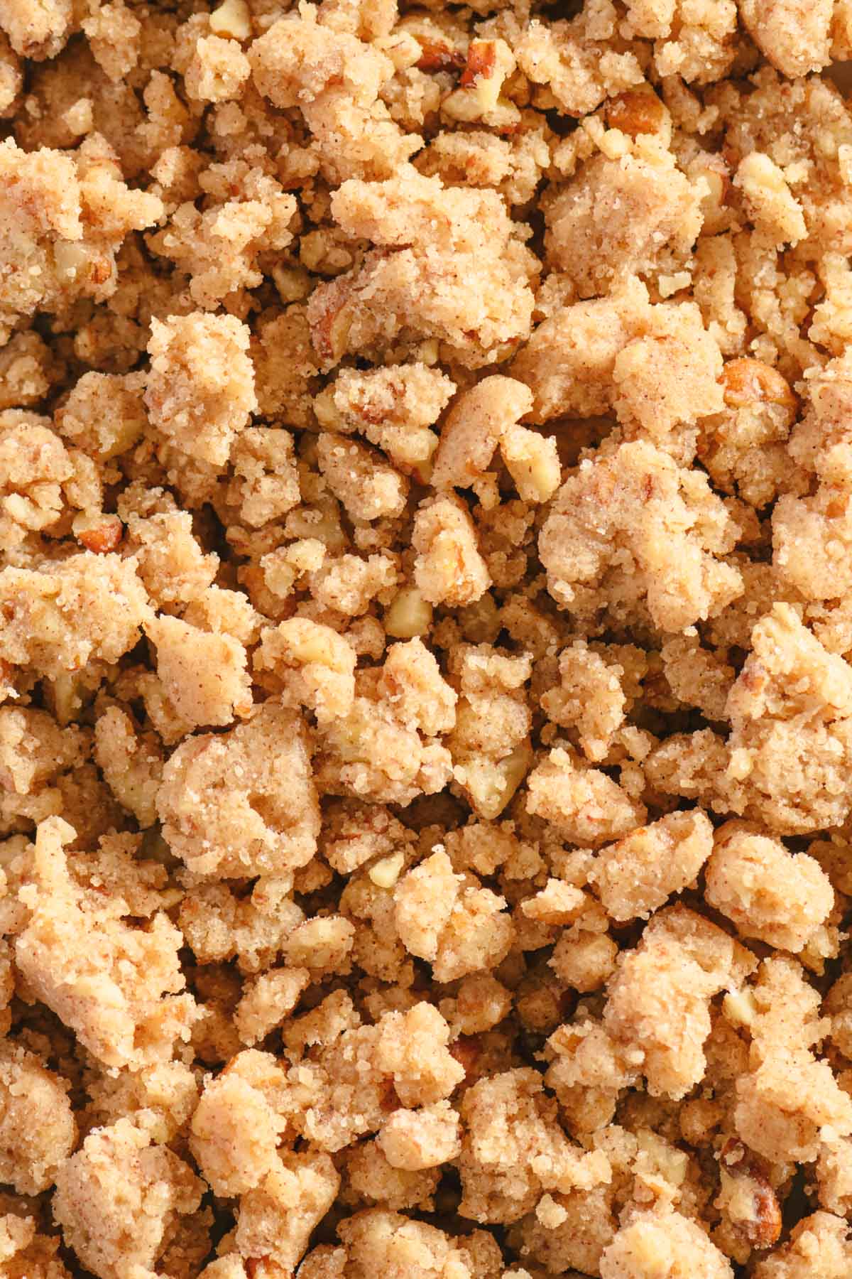 crumble close up