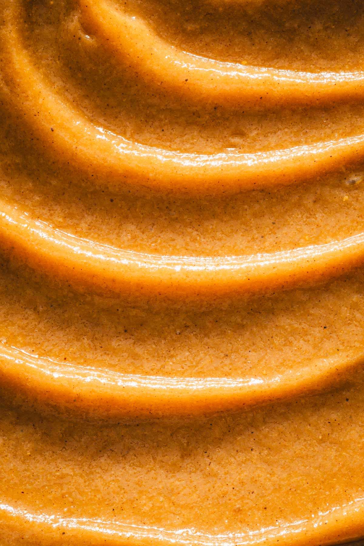 close up of persimmon butter