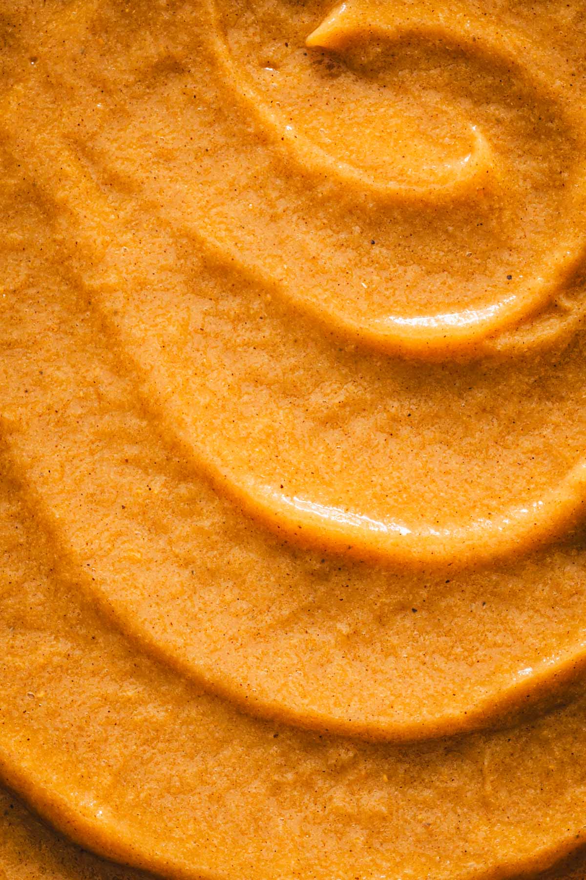 close up of persimmon butter