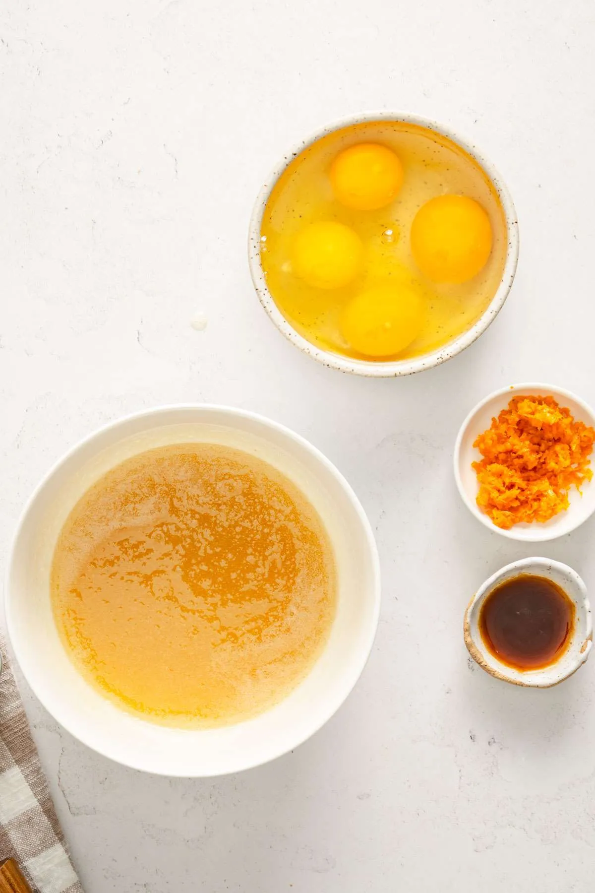 brown butter and sugar mixed in together