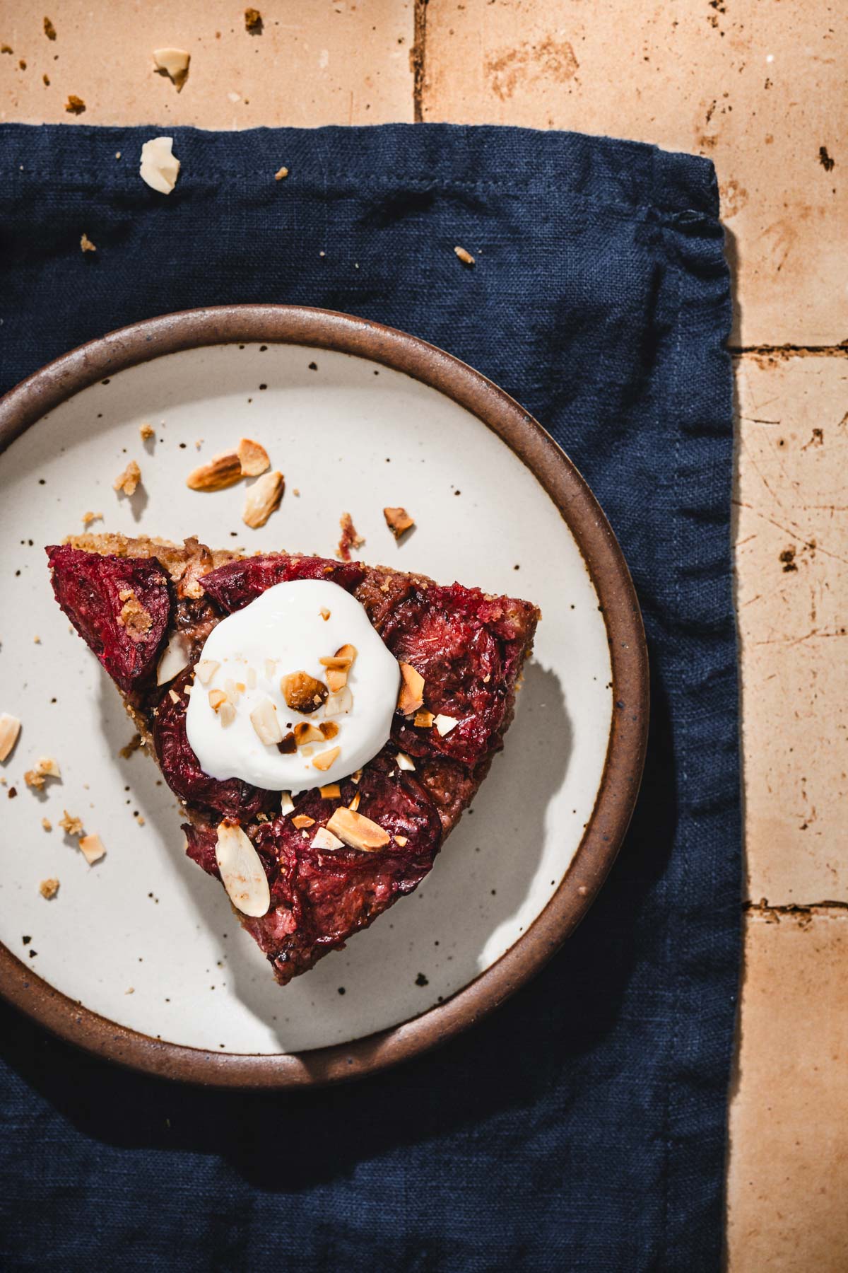 slice of cake on a plate