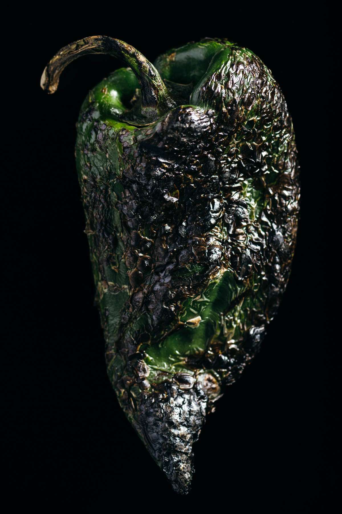 Roasted Poblano close up