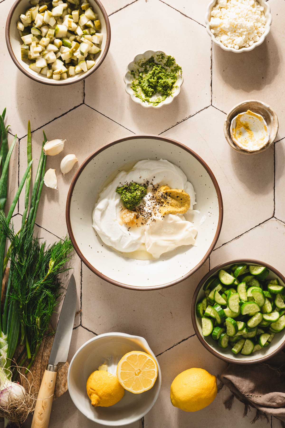 other ing added to the bowl with whipped cottage cheese