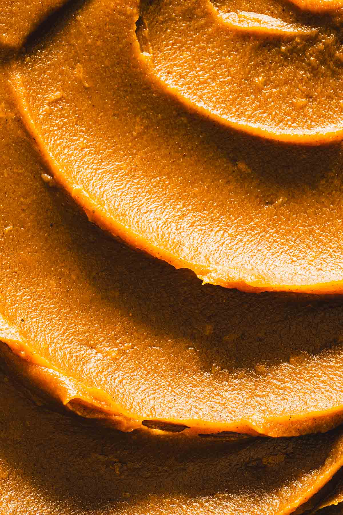 close up on pumpkin butter