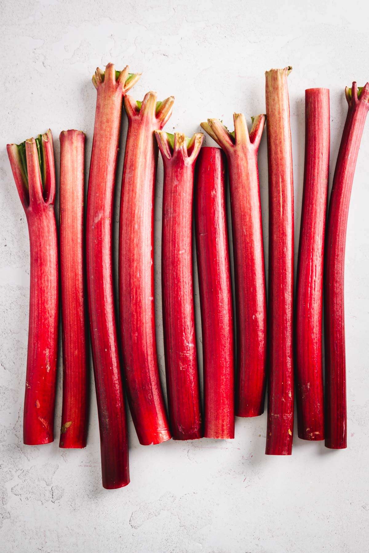 rhubarb stalks