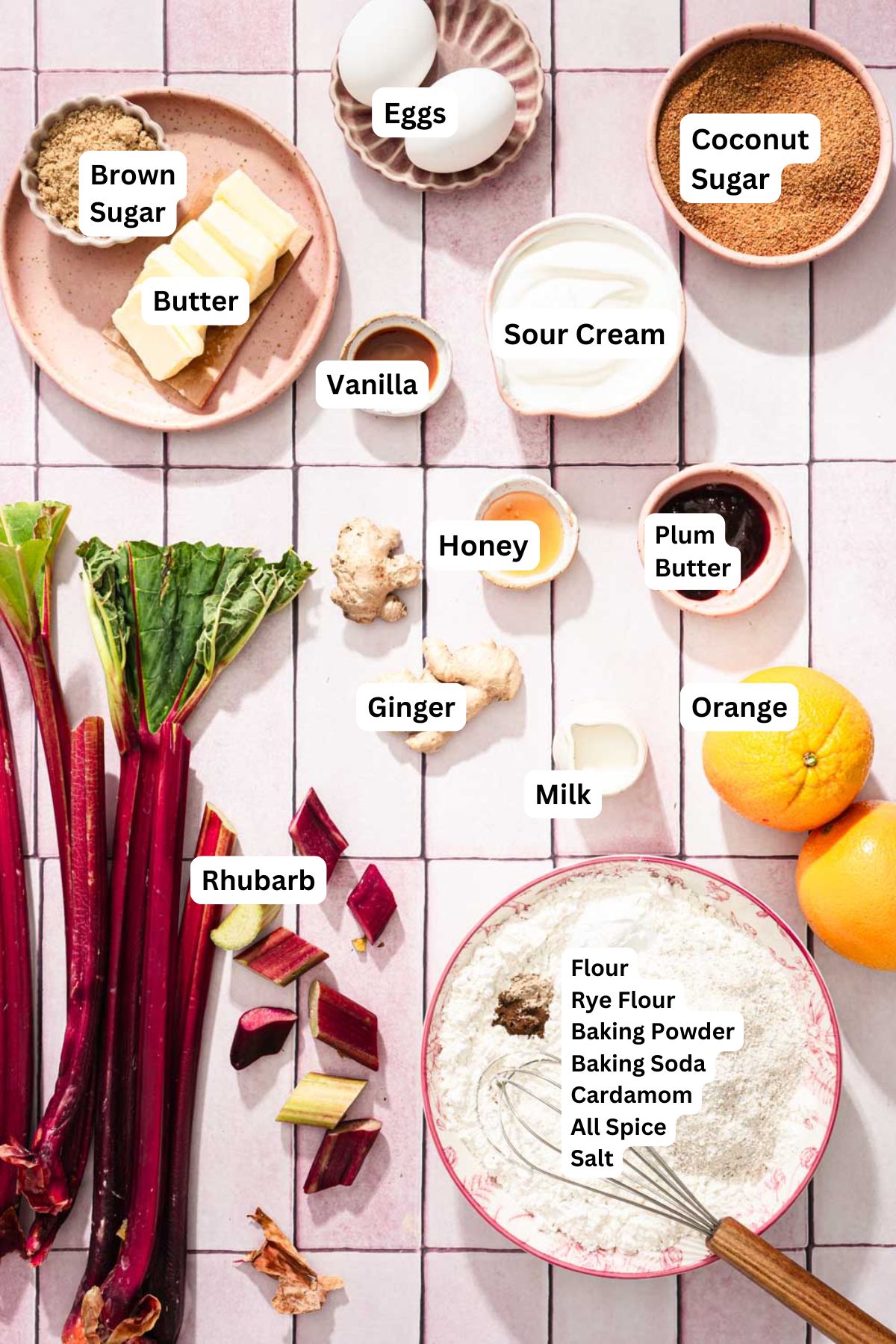 ing to make rhubarb cake with naem tags