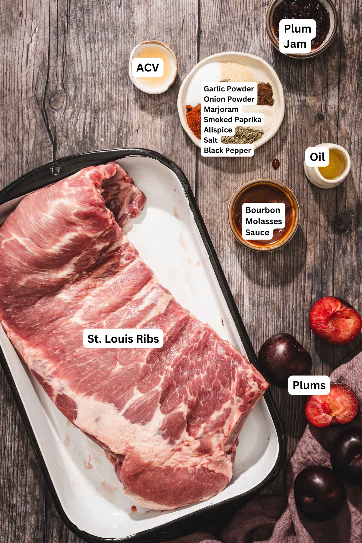 ing to make smoked ribs with name tags