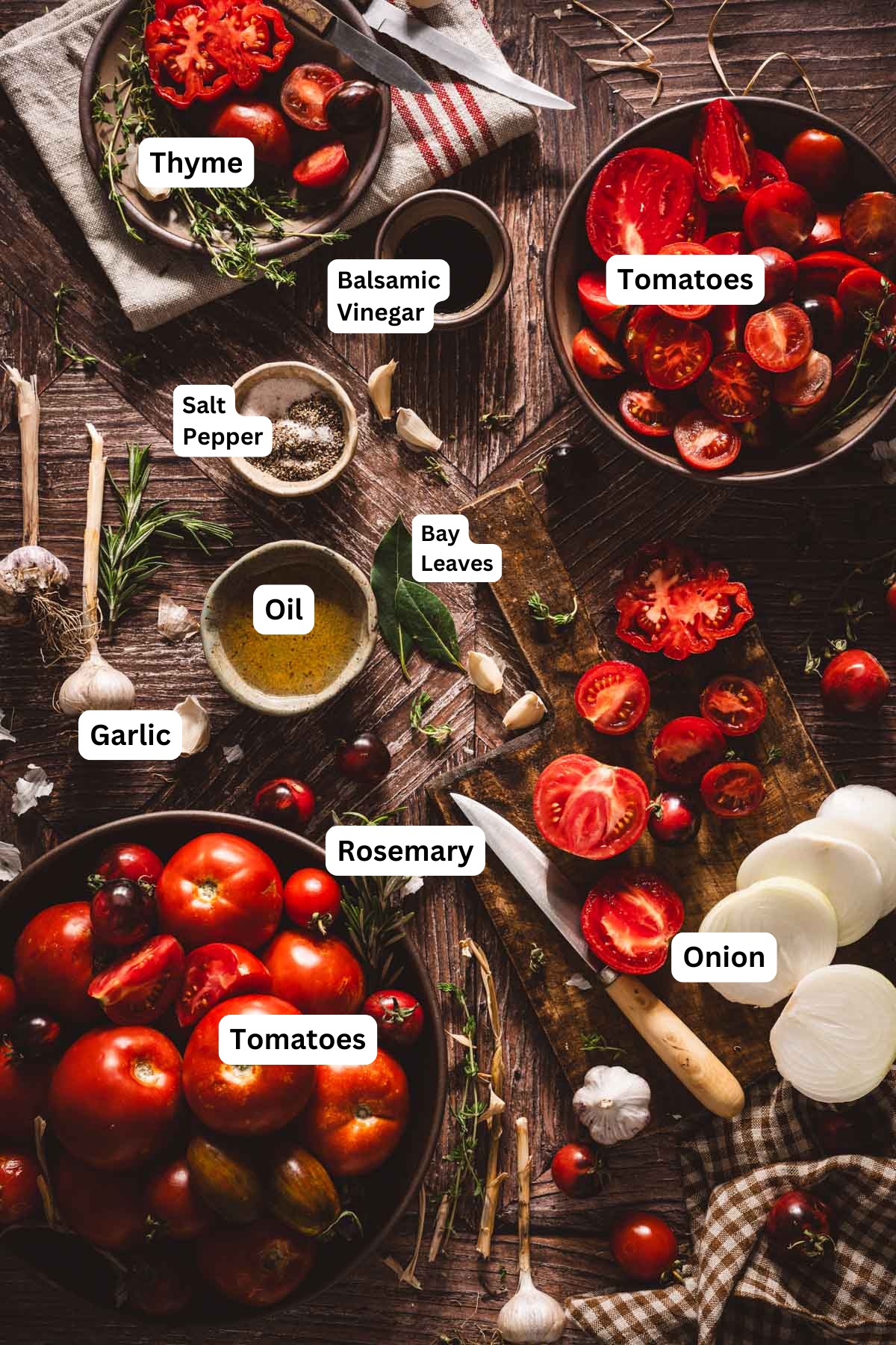 ing to make tomato paste, sauce with name tags