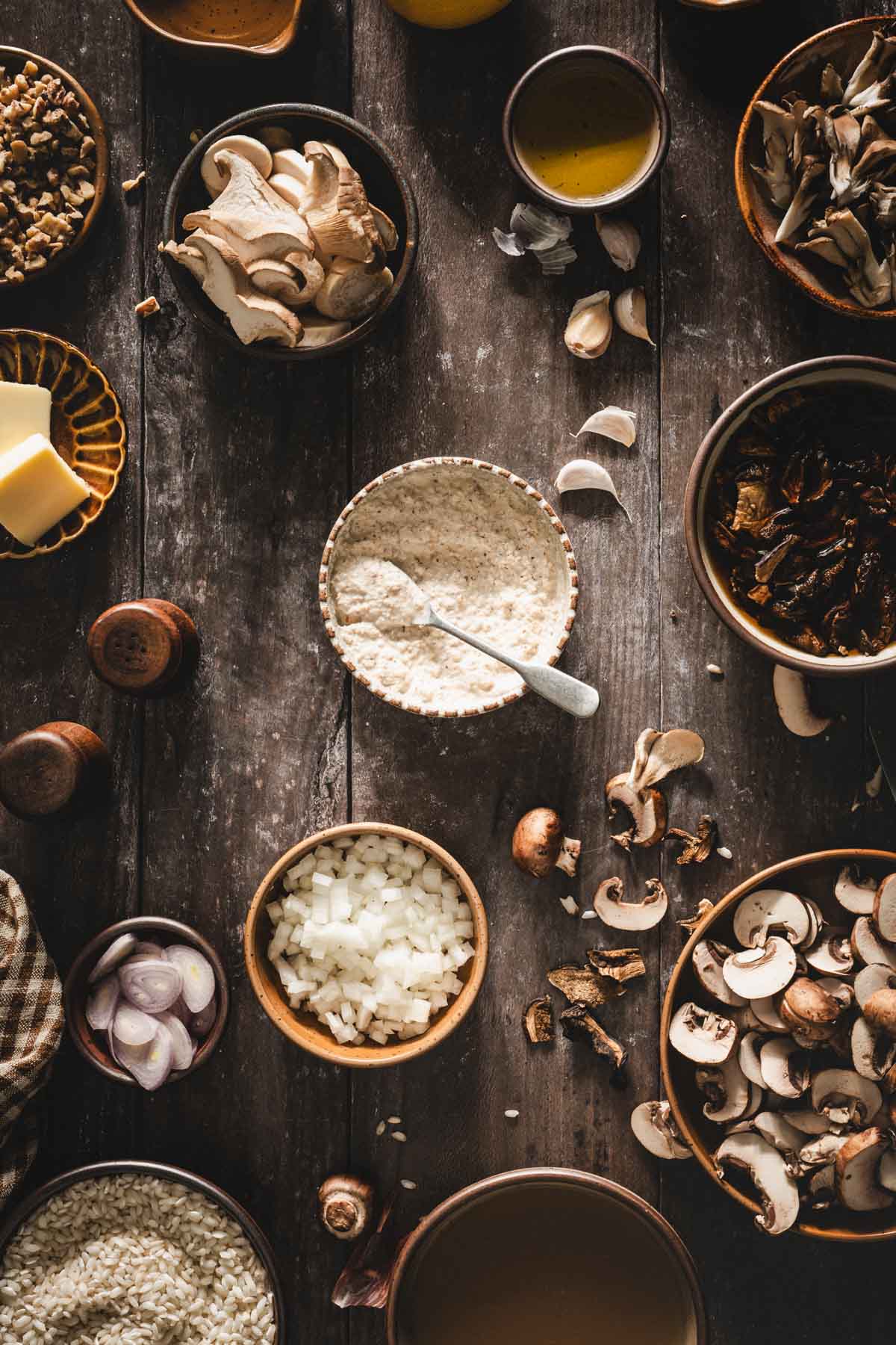 dish with walnut cream, other ing around