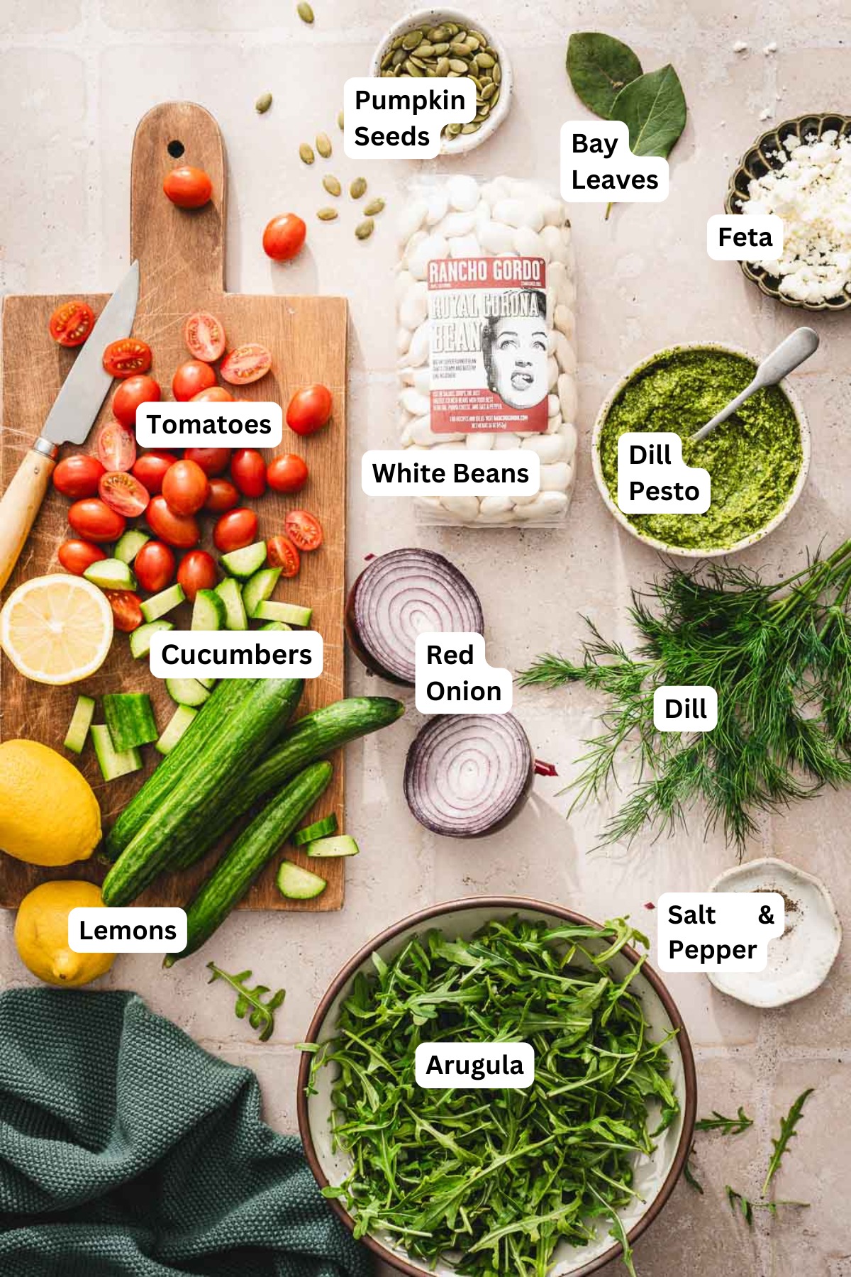 inmg to make white bean salad with anme tags