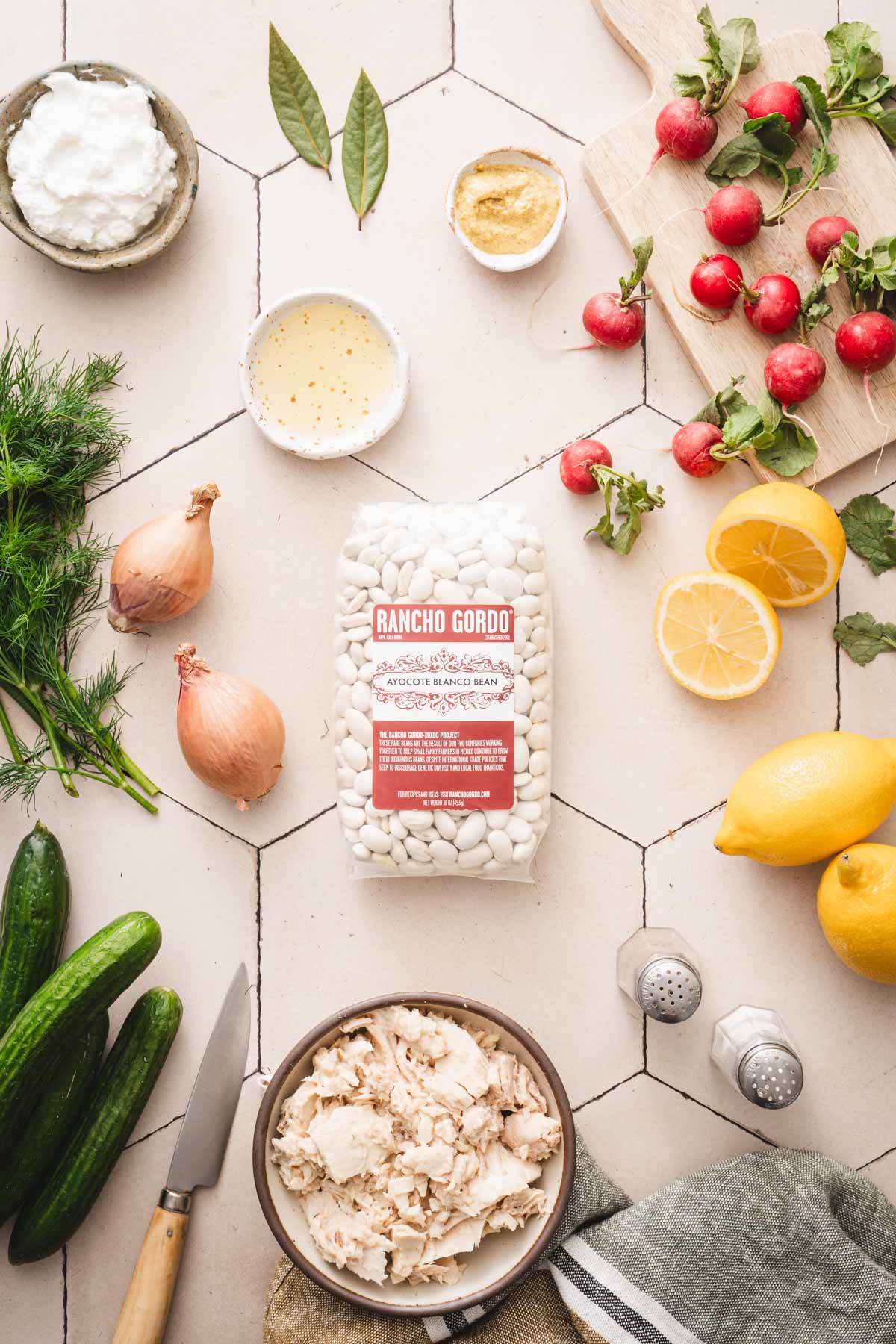 ing to make white bean tuna salad with dry beans