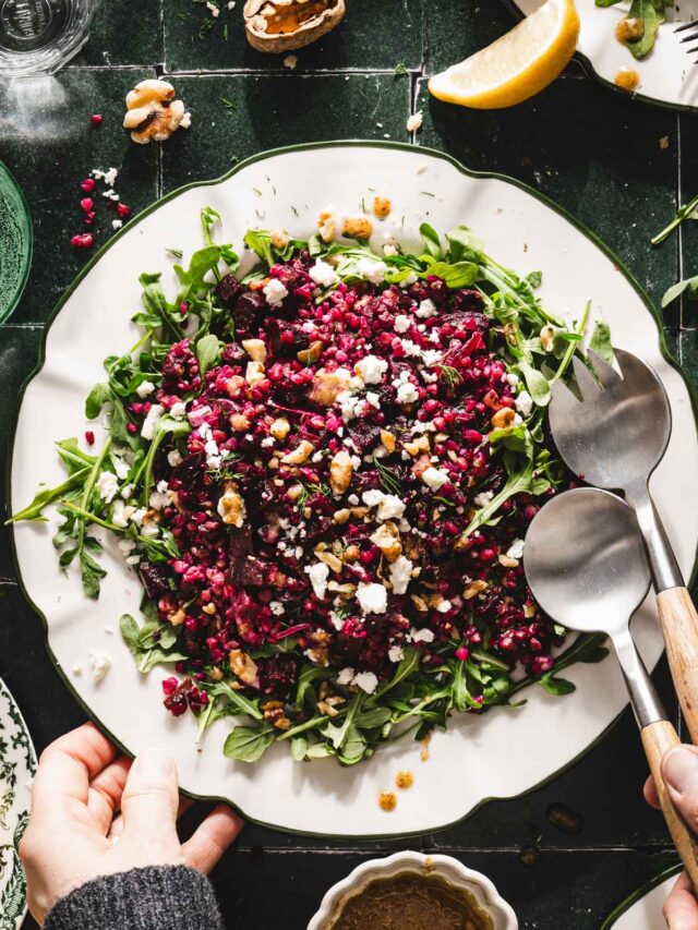 Delicious roasted Beet and Buckwheat Salad