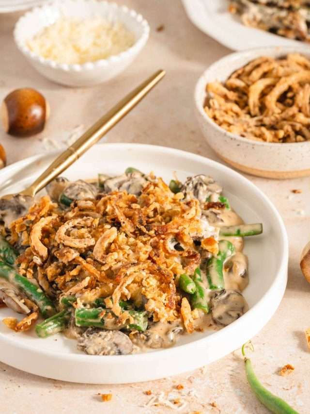 Best Tasting Creamy Green Bean Casserole