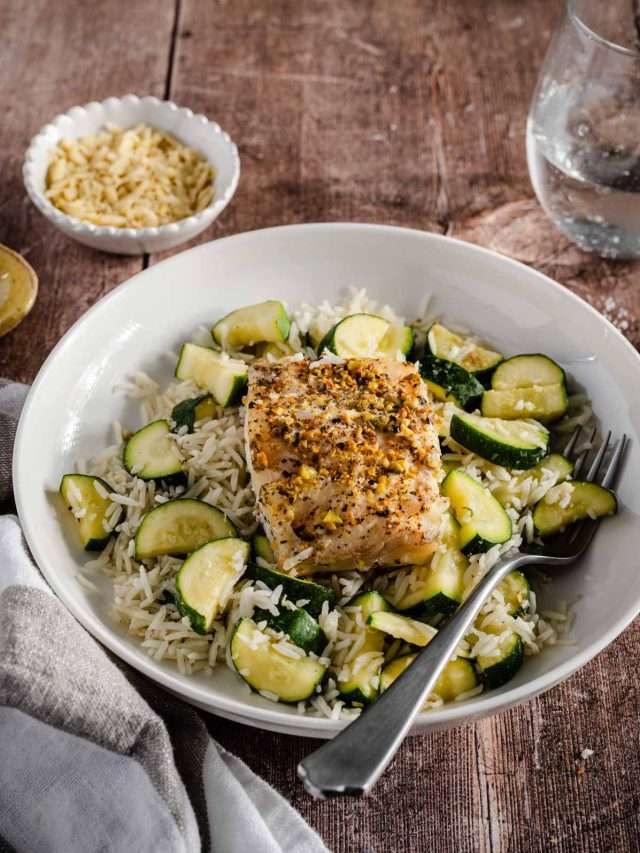 Delicious Smoked Cod with Pistachio & Herb Crust